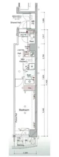 シンシティー日本橋【4階】の間取り