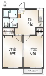 サンライズA【2階】の間取り