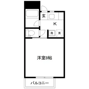 NISHIKICHO NORTH ONE【2階】の間取り