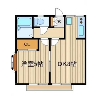 アオイコーポ【1階】の間取り