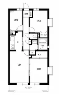 グレース桜新町【4階】の間取り