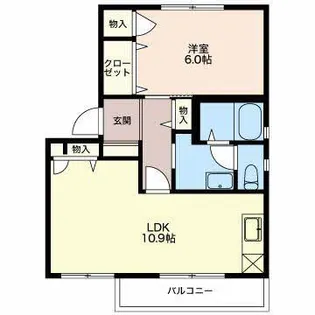 ステージア C【2階】の間取り