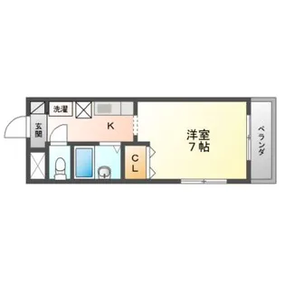 カーサ・ローズヒル【3階】の間取り