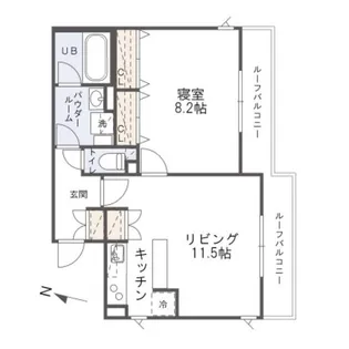 PASEO代々木【4階】の間取り