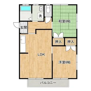 ホープハイツII【2階】の間取り