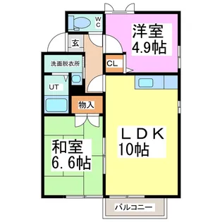 Confar Gucci【1階】の間取り