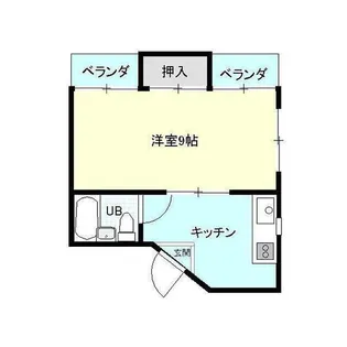 北村第一ビル【4階】の間取り