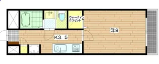 TKコーポ【1階】の間取り