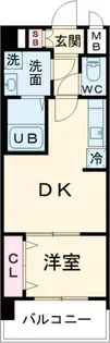 プレサンスTHE KYOTO 新町通【7階】の間取り