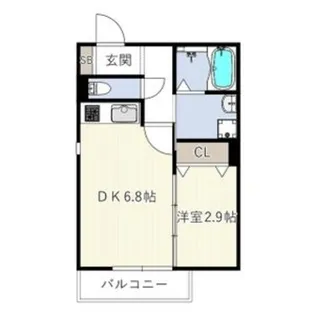 Smith堺【1階】の間取り