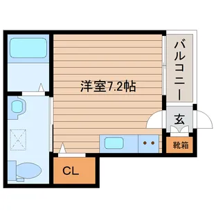 コルニーチェ【1階】の間取り