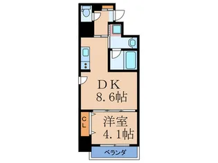 アザレア梅田【3階】の間取り