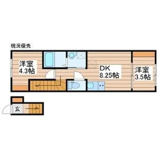 プランド鹿野本町【2階】の間取り