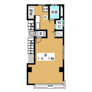 蔵前KTビル【2階】の間取り