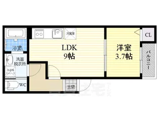 ポラリス摂津【2階】の間取り