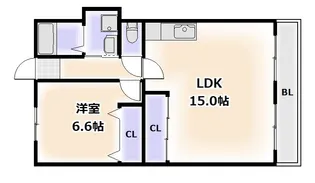 エスポワール【7階】の間取り