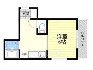 ツインハイツ上中条【3階】の間取り
