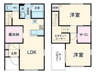 カーサミーアの間取り