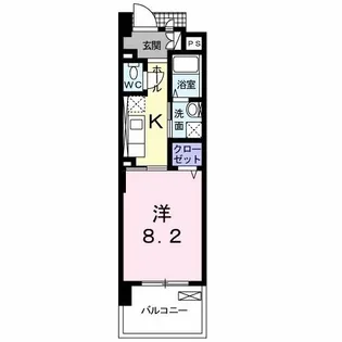グレイス コート【1階】の間取り