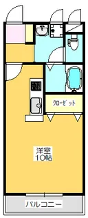 パズ昌栄II【4階】の間取り