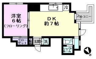 サン・ムーン石原【3階】の間取り