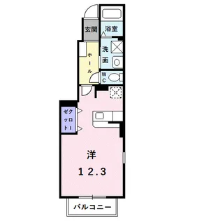 グリーンアンジュII【1階】の間取り