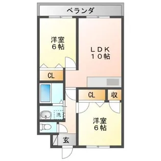 ベラーノ71【1階】の間取り