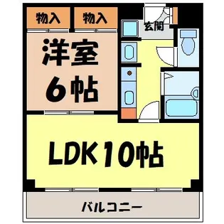 ディオケネス【4階】の間取り