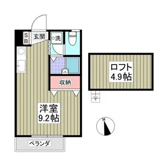 フロンティアIA棟【2階】の間取り