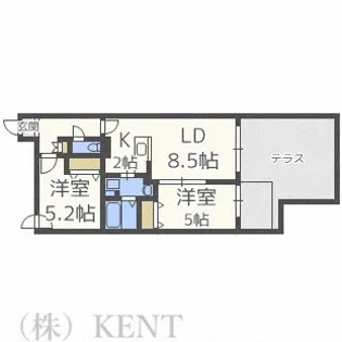 ステラ美術館通【1階】の間取り