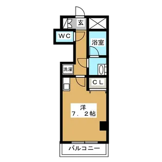 ヴェルテラスすずき【2階】の間取り