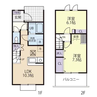 FONTAINEの間取り