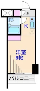 スカイコート新丸子【5階】の間取り