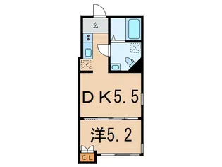 ソウ大岡山【1階】の間取り