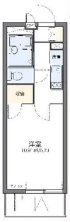 レオパレスひすい【1階】の間取り