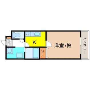 八乙女マミサワハイツ【3階】の間取り