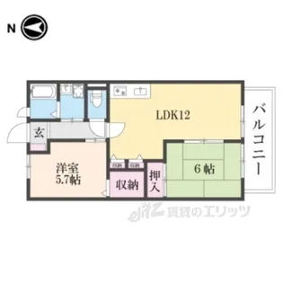 グランディール【2階】の間取り
