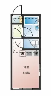 屏風浦ニースの杜【2階】の間取り