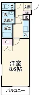 NAGINOBA【2階】の間取り