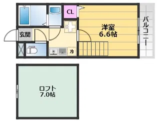 アイムパレス府中【1階】の間取り