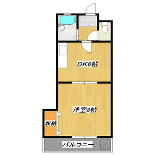 コムエイト【3階】の間取り