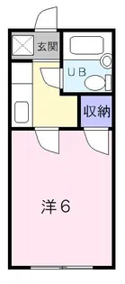メゾンドフルールI【1階】の間取り