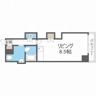 メープル北円山【6階】の間取り