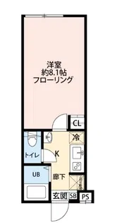 グランクオール東久留米【3階】の間取り