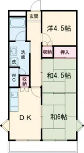 桔梗が丘青山ハイツ【3階】の間取り