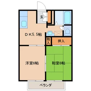ボヌール【1階】の間取り