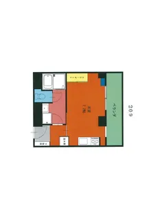 リセスホナミ【2階】の間取り