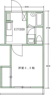 レールサイド南橋本【1階】の間取り
