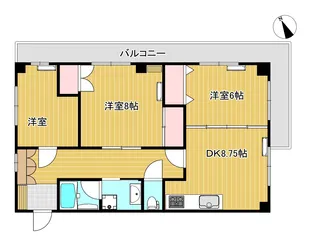 赤羽北1丁目ビル【3階】の間取り