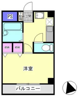 ライフスタディ日吉【4階】の間取り